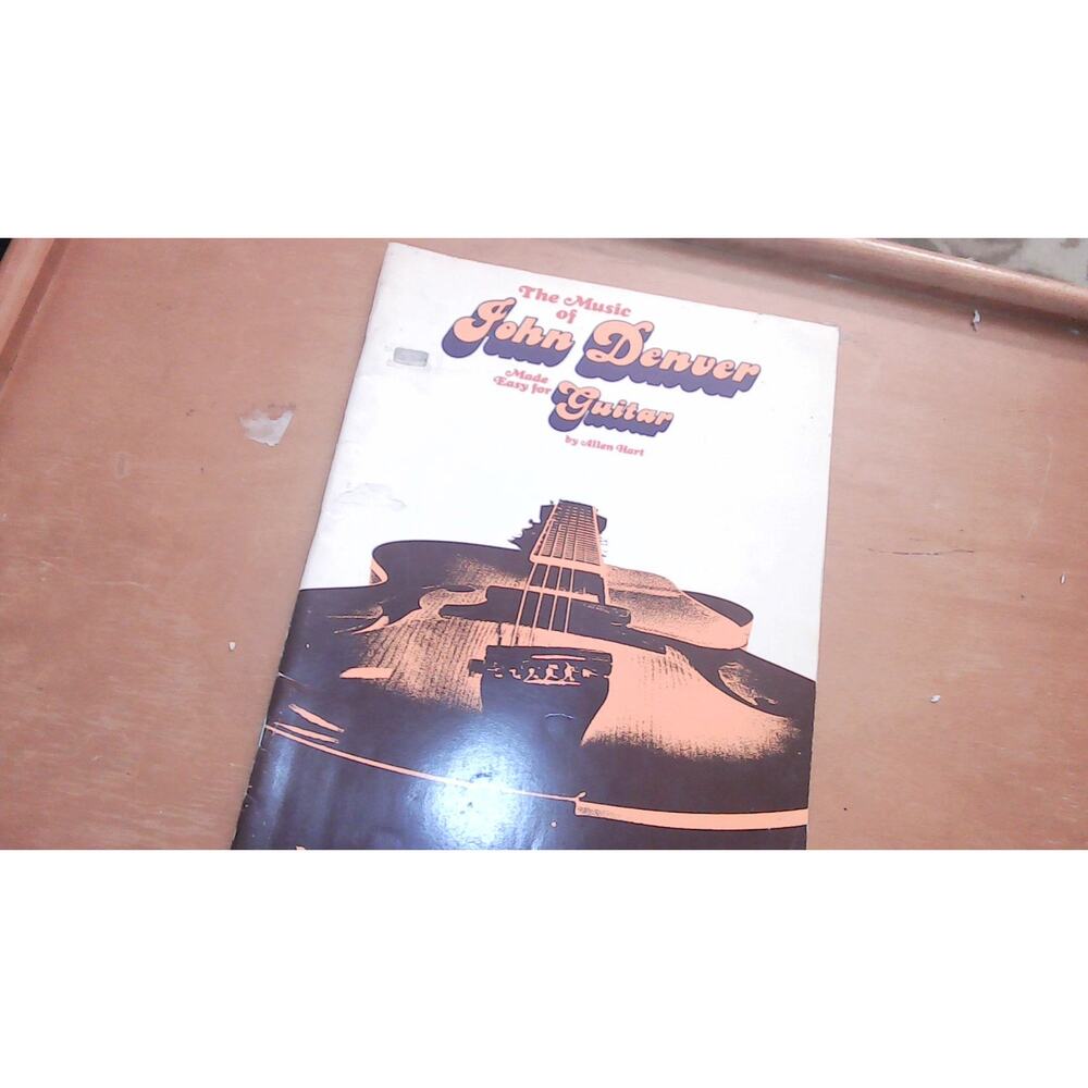 The Music Of John Denver Made Easy For Guitar Booklet. Used